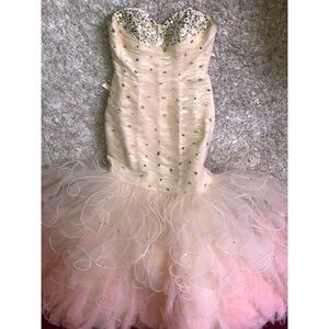 Madeline Gardner paparazzi , Mermaid Prom Dress